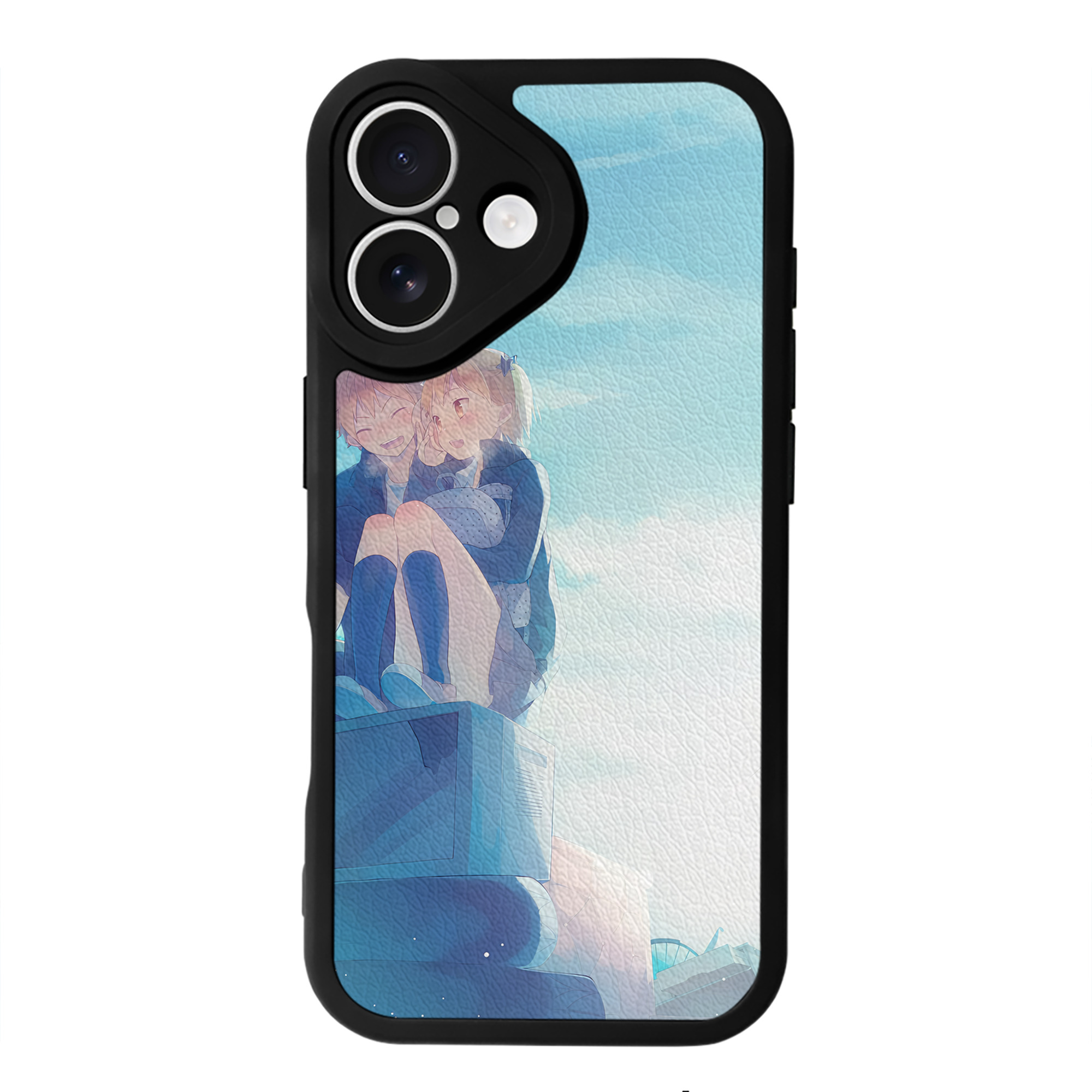 （画像用） ハイキュー!! Haikyu!! 【iPhone 16シリーズ対応】シリコンスマホケース（レザー調） 材質：シリコン